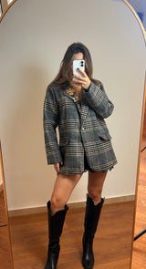 Giacca Tartan