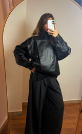 Giacca Oversize Ecopelle