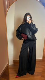 Giacca Oversize Ecopelle