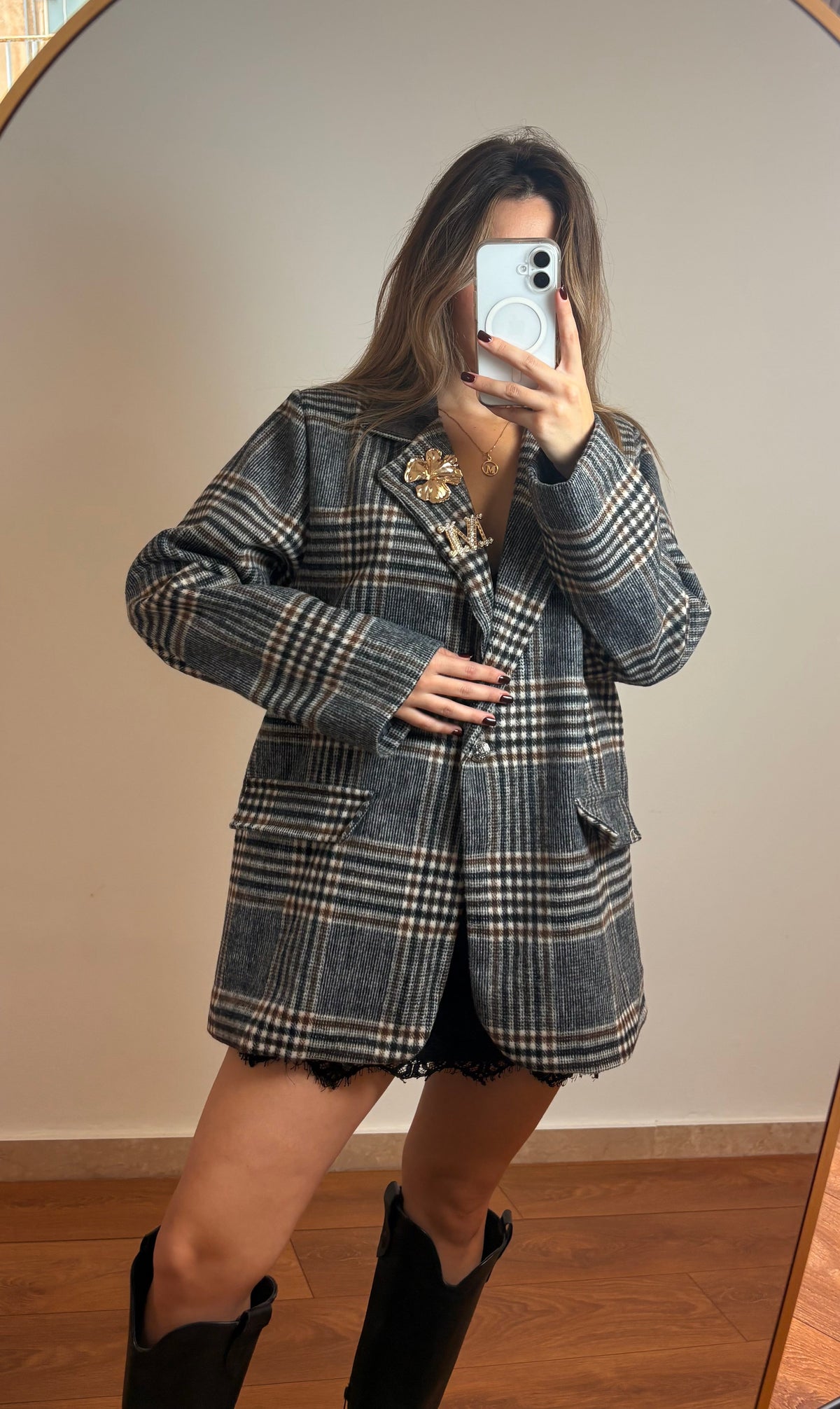Giacca Tartan