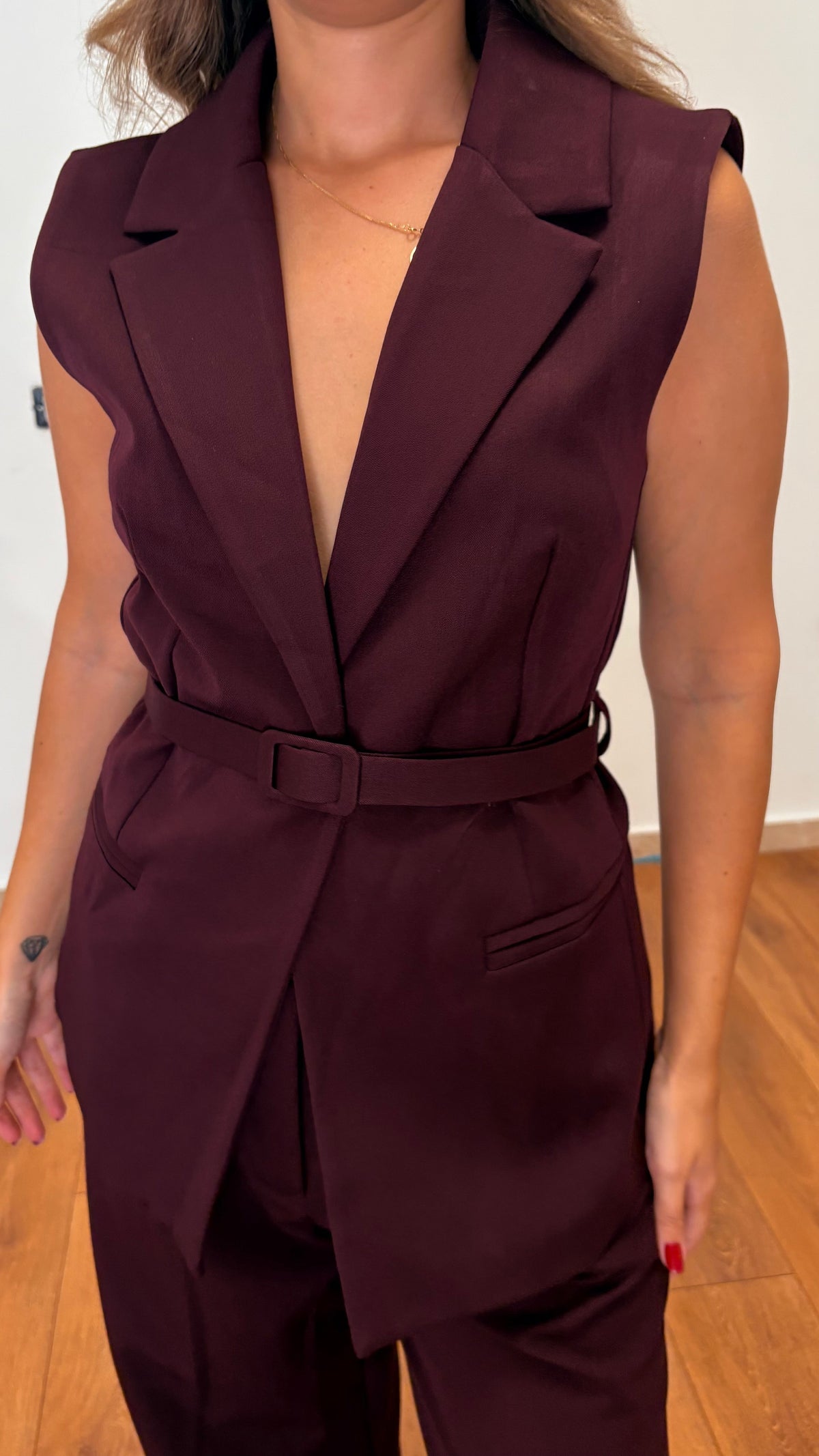 Gilet Sartoriale con cintura