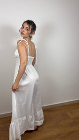 Abito Capri 100% Cotone Bianco - FLAIR WOMAN