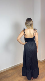 Abito Capri 100% Cotone Nero - FLAIR WOMAN
